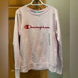 Champion Light Pink Crewneck Sweatshirt